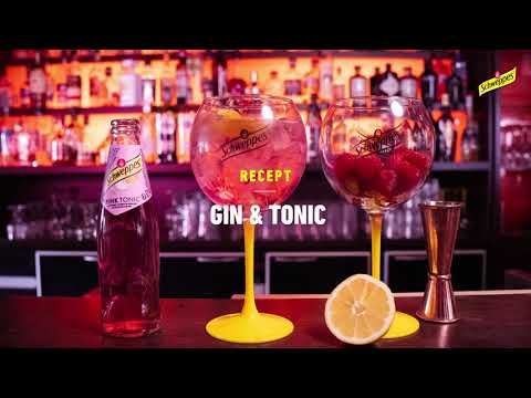 Schweppes Pink Tonic - cocktail Gin & Tonic (NL)