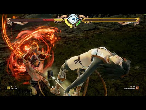 SoulCalibur 6 (Amy) Nyawu vs (#5 Ranked Mitsurugi) VileDeath Wave