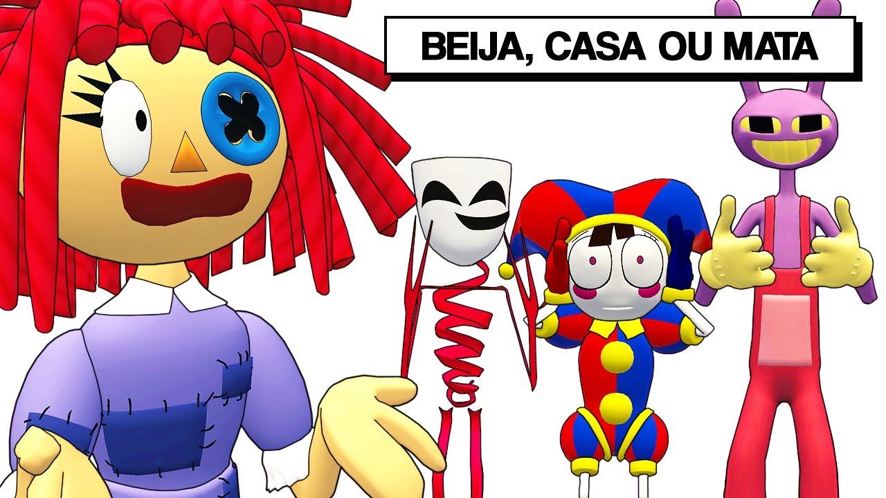 Ragatha CASOU COM O Jax? BEIJA CASA OU MATA do CIRCO DIGITAL