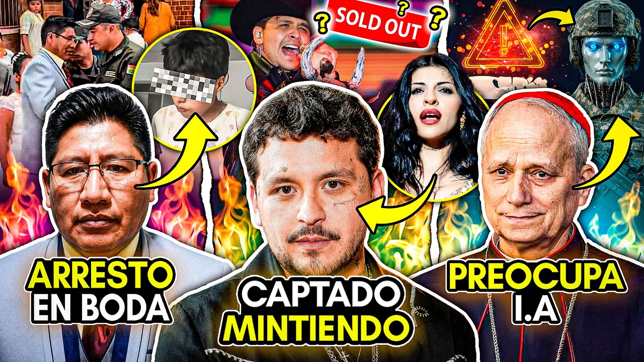NODAL captado MINTIENDO!? ARRESTADO en su MATRIMONIO! NUEVO PAPA vs LA I.A.! NASA inicia BASE LUNAR!