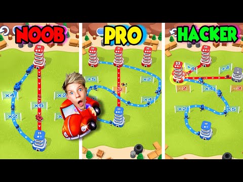 NOOB vs PRO vs HACKER in TOWER WAR!! Plus FREE ROBUX 🤑 Prezley