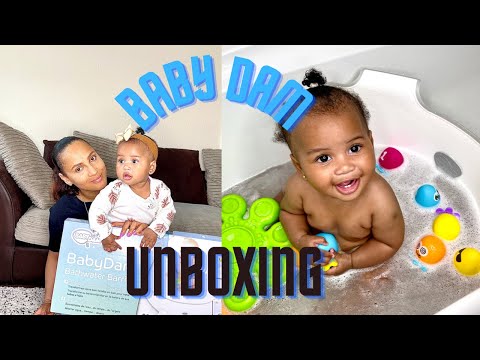 UNBOXING | BabyDam Bathwater Barrier