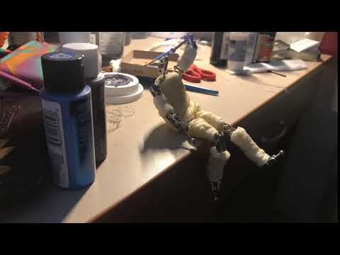 Stop motion puppet test