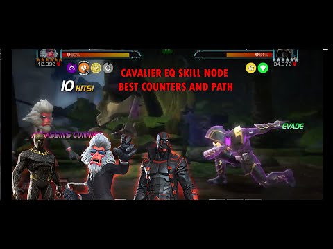New mixed emotions Cavalier EQ New SKill node and Best counters - marvel contest of champions