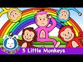 Five Little Monkeys Jumping on the Bed | Nursery ...