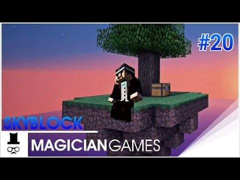 Magician -  Minecraft PE Skyblock #20 |  Chicken Farm |  Magician |  CZ/SK