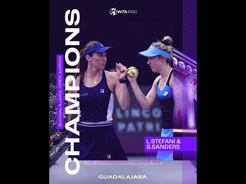 LUISA STEFANI E STORM SANDERS SÃO CAMPEÃS DO WTA GUADALAJARA - BIA HADDAD MAIA E ANNA DANILINA VICE