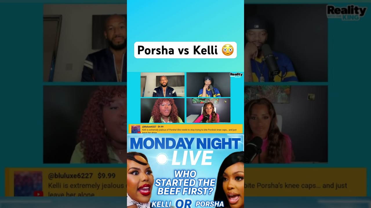 Porsha vs Kelli. Whose side your on? #carlosking #rhoa #porsha #kmichelle #lamh