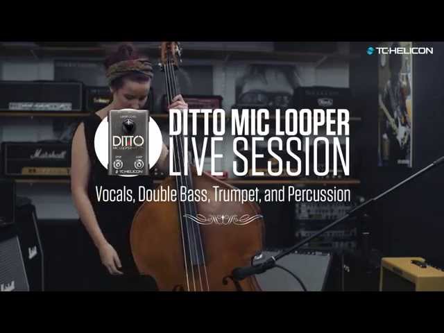 Vídeo relacionado con TC Helicon DITTO MIC LOOPER Pedal Looper de dos botones fácil de usar para voces e instrumentos acústicos