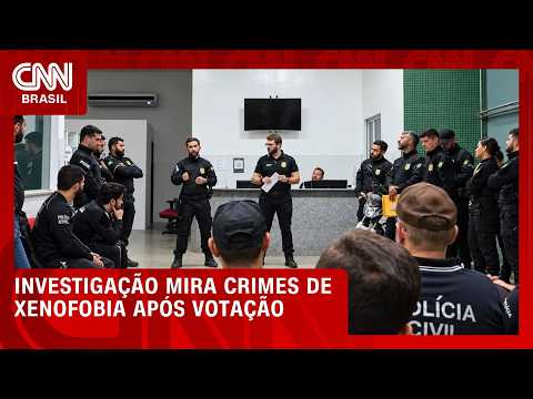 MP e Polícia Civil da Bahia abrem investigação sobre crimes de xenofobia pós votação | CNN 360º