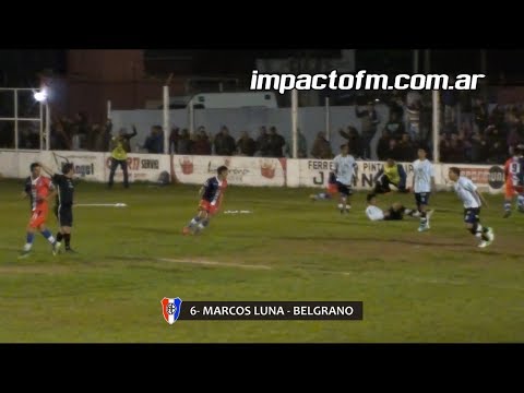 Gol de Luna. Belgrano 1 - San Martín 1. Fecha 7. Primera División A 2017 - Zona Sur