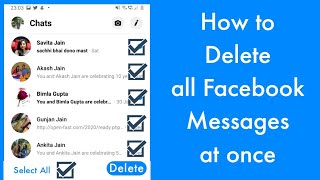 [NEW] How to Delete all Facebook Messages in One Click | 100% Working | 2023