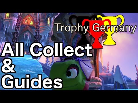Yooka Laylee - 100% All Collect & Guides GLITTERGLAZE GLACIER