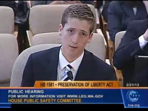 Alec Scheer Testifies on WA State Indefinite Detention Nullification Bill