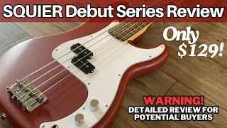 Video thumbnail for Squier Debut Series - Precision Bass Everything Review by Worship Blender