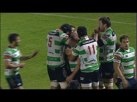 Great Leonardo Ghiraldini Try - Benetton Treviso V Edinburgh 29th March 2014