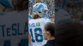 Amon-Ra St. Brown after Isaac TeSlaa's crazy touchdown grab 🎙️ | Detroit #Lions #shorts