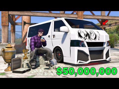 TOYOTA HIACE vs FERRARI F1 sa GTA 5 (SOBRANG INSTENSE!) | SnoopX
