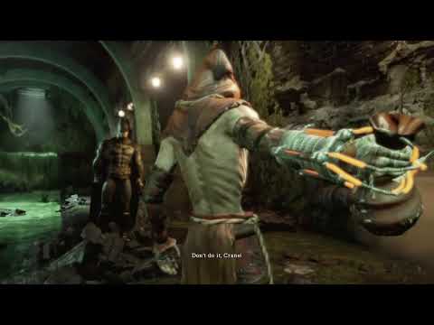Batman: Arkham Asylum - Killer croc attacks Scarecrow [PS4][720p]