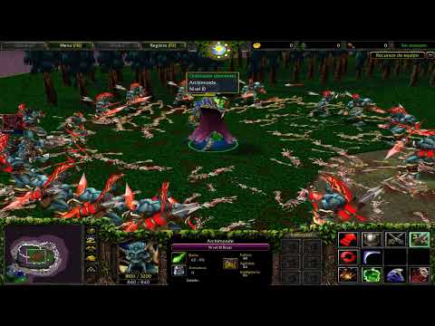 Archimonde vs 100 Headhunters - Warcraft III