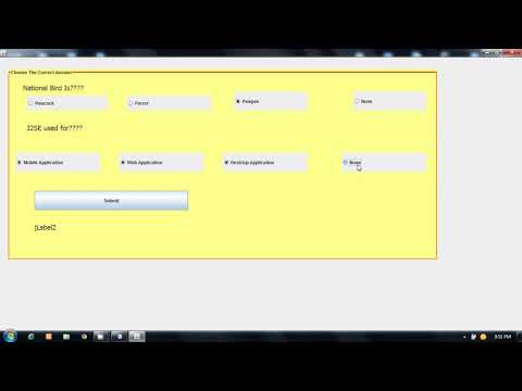 Java Netbeans in Hindi 10 Desktop Based Quiz Application