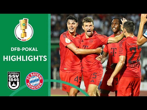 Matchwinner Müller | SSV Ulm - FC Bayern München 0:4 | Highlights | DFB-Pokal 1. Runde