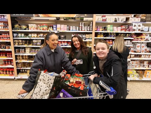 The Big Christmas Food Shop & Surprising Mum For Her Birthday!! 