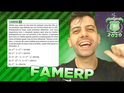 FAMERP 2020 - Q75 Mat - Admita que cada um dos tons de qualquer uma das
