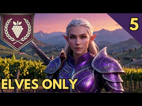 Third Age: Total War [DAC v5] - Dorwinion (Elves Only Challenge) 5: Goblin Town!