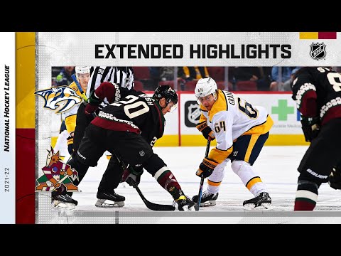 Nashville Predators vs Arizona Coyotes Jan 8, 2022 HIGHLIGHTS