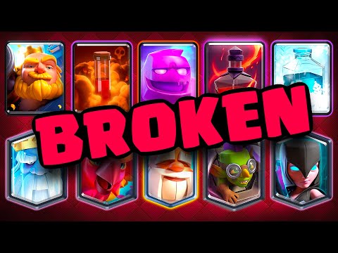 Every BROKEN Card in Clash Royale... EVER!