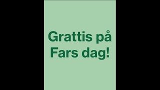 Grattis på Fars dag! Föräldraförsäkringen då och nu