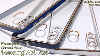 Samsung A30 & A20 Electroplated Chrome Cover || Samsung A30 & A20 Back Cover