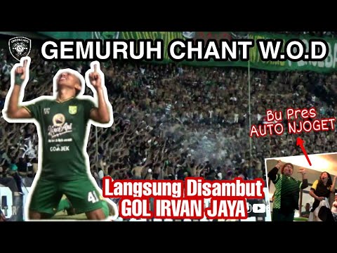 Riuh Suasana Stadion GBT sambut GOL Ke 4 Persebaya, Begini Reaksi Bu Pres Ivo Ananda