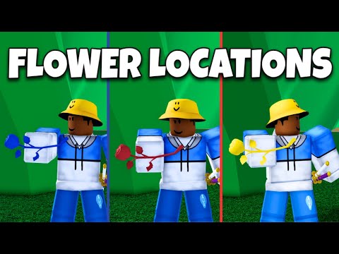 All Flower Locations To Get Race Awakening V2 | Blox Fruits