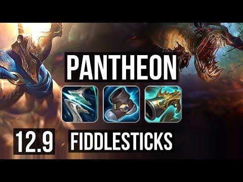PANTHEON vs FIDDLESTICKS (JNG) | 2.1M mastery, 1300+ games, 15/2/3, Legendary | BR Master | 12.9