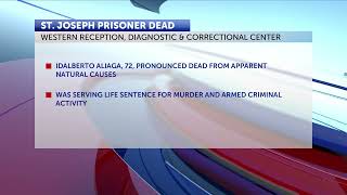 Inmate found dead at St. Joseph correctional center
