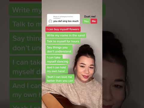 flowers - miley cyrus 🎤 #duet #karaoke #flowers #mileycyrus