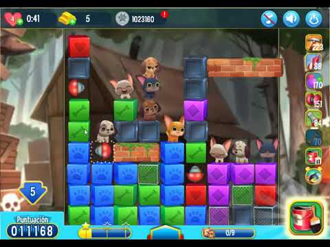 Pet Rescue Saga Nivel 2410 sin booster.-