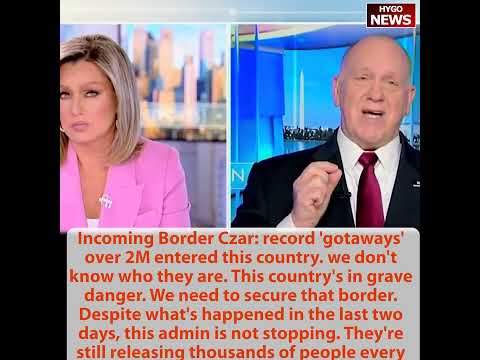 CNN 'National Security Analyst': don't know pro-Trump or anti-Trump； Border Czar: 2M gotaways danger