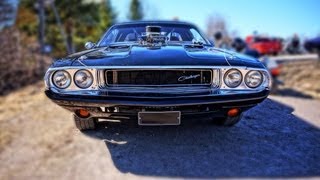 preview picture of video '772hp Custom 1970 Dodge Challenger w/ widest rear tires ever!! V8 SOUND!'