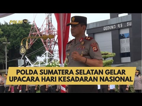 POLDA SUMATERA SELATAN GELAR UPACARA HARI KESADARAN NASIONAL