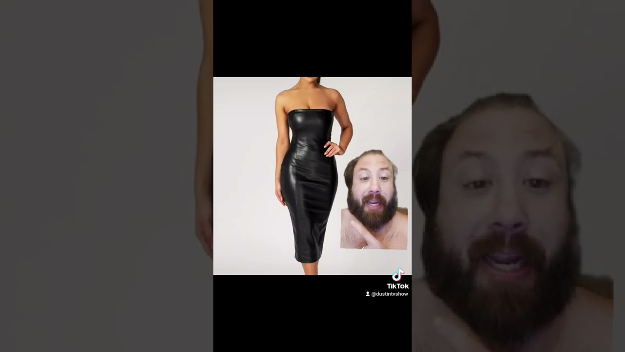 I ordered this black leather dress