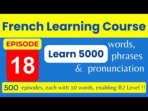 🇫🇷 #18 | Learn French Words for Beginners Vocab, Phrases & Pronunciation