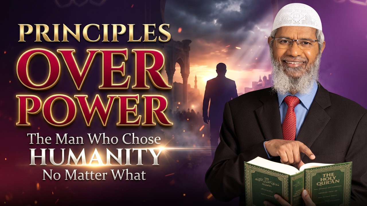 Principles Over Power: The Man Who chose Humanity No Matter What - Dr Zakir Naik