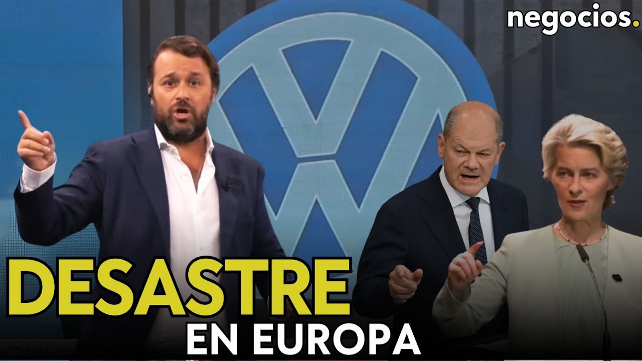 Desastre en Europa: Volkswagen lanza la alarma de la crisis industrial y golpea a la élite europea