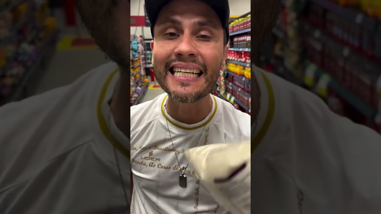 Fui no supermercado pra mostrar o poder de compra do povo brasileiro que ganha 1500 reais.