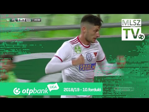 Takács Tamás gólja a Ferencvárosi TC  - DVSC mérkőzésen