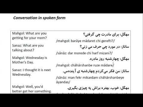 Farsi Conversation: Most Common Words and Phrases: Lesson 95: Mother's Day