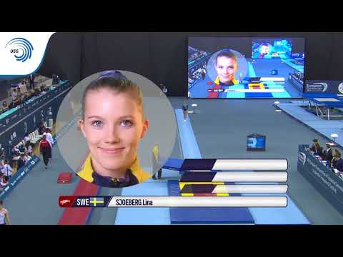 Lina SJOEBERG (SWE) - 2018 Double Mini-Trampoline European bronze medallist